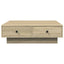 sofabord 90x90x28 cm konstrueret træ sonoma-eg