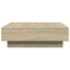 sofabord 90x90x28 cm konstrueret træ sonoma-eg