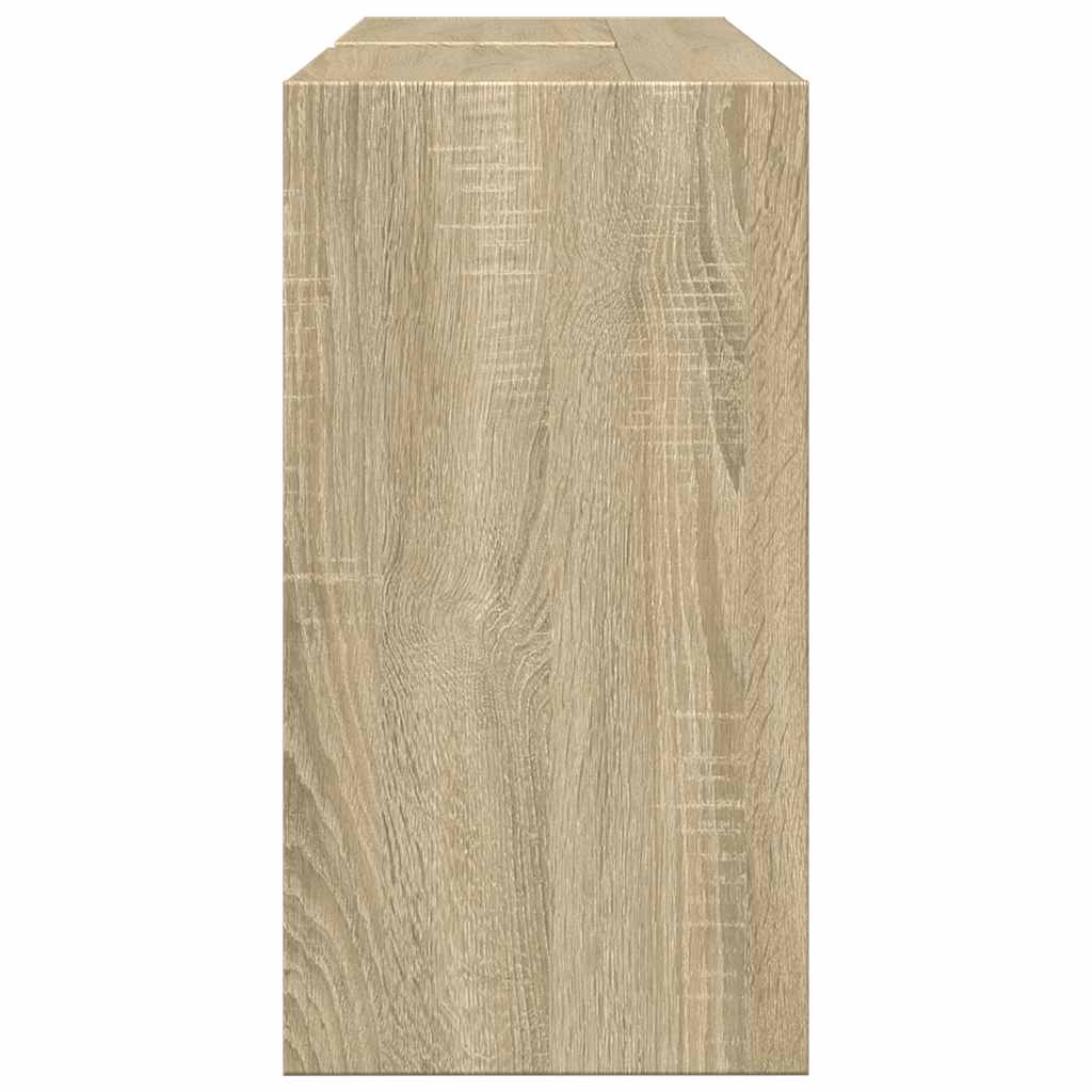 underskab til håndvask 90x29x55 cm konstrueret træ sonoma-eg