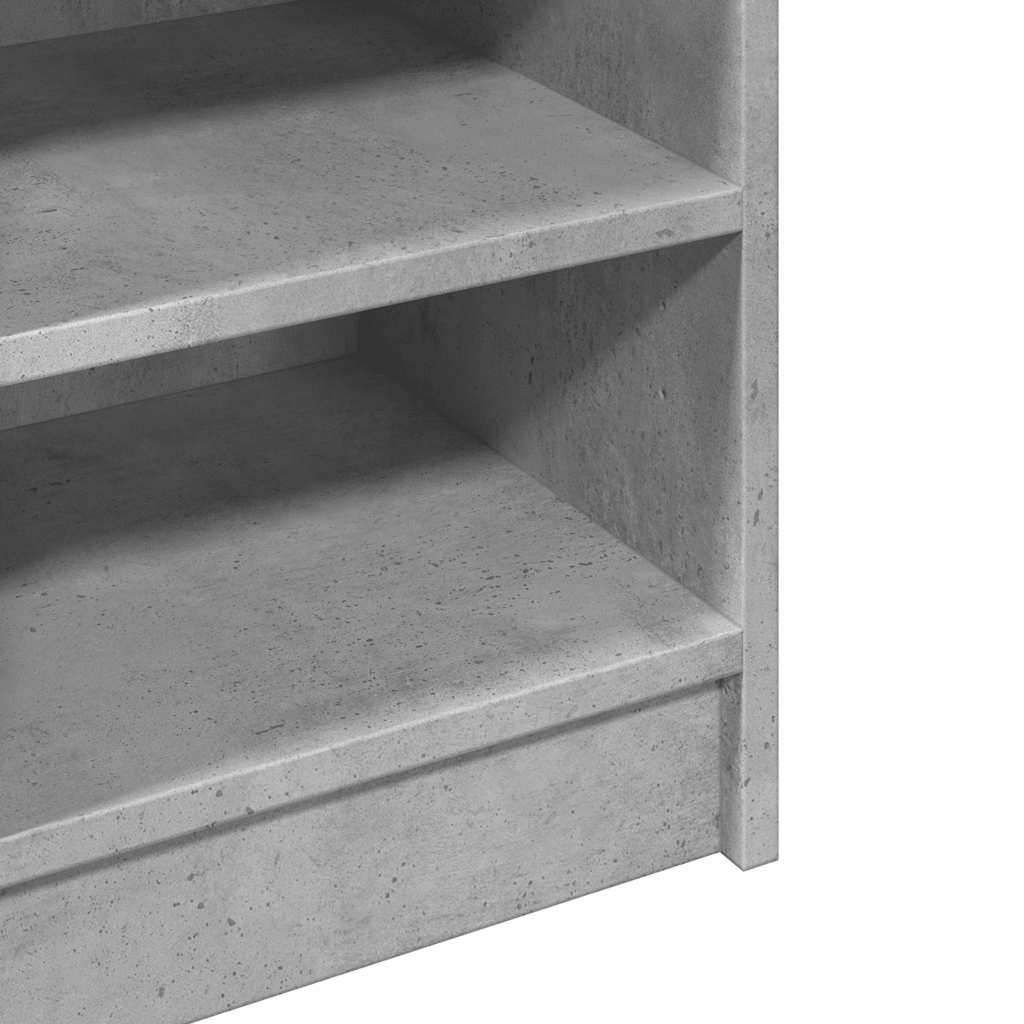 underskab til håndvask 90x29x55 cm konstrueret træ betongrå