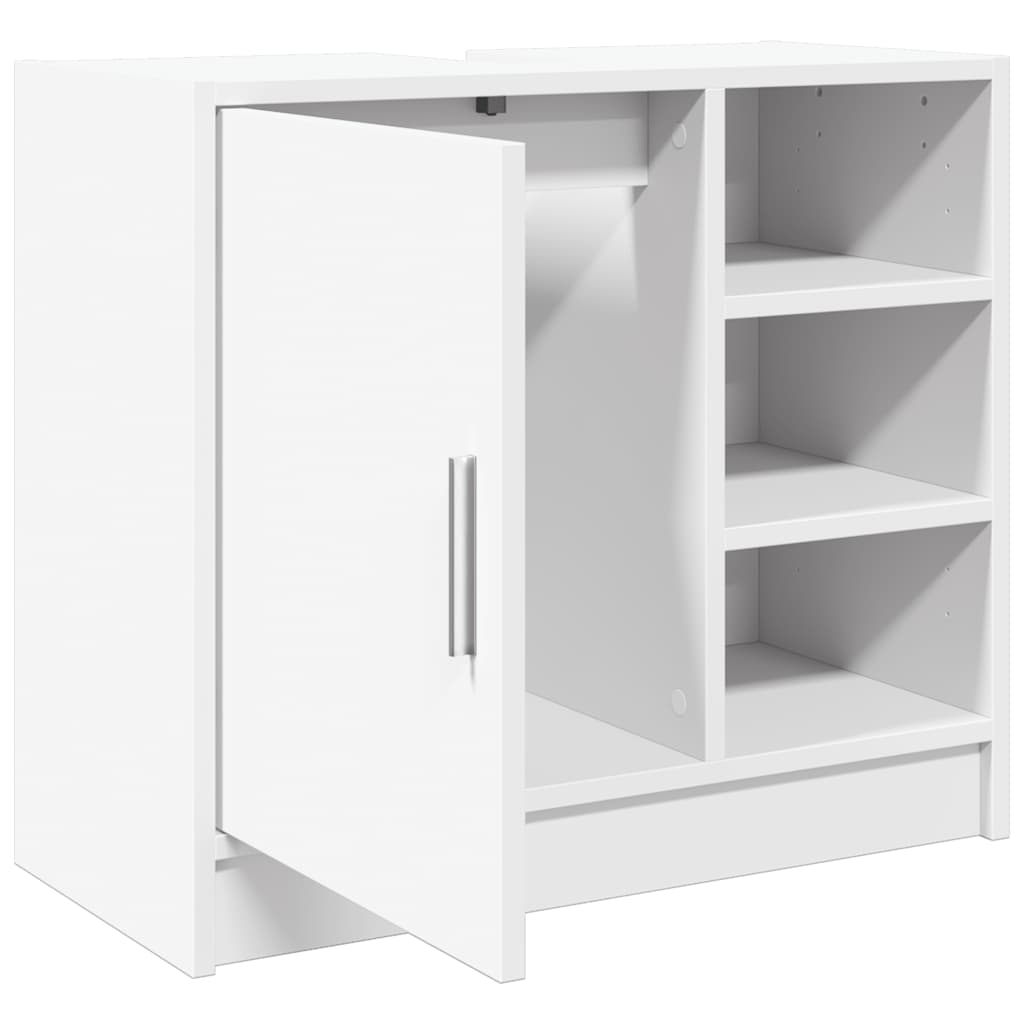 underskab til håndvask 63x29x55 cm konstrueret træ hvid