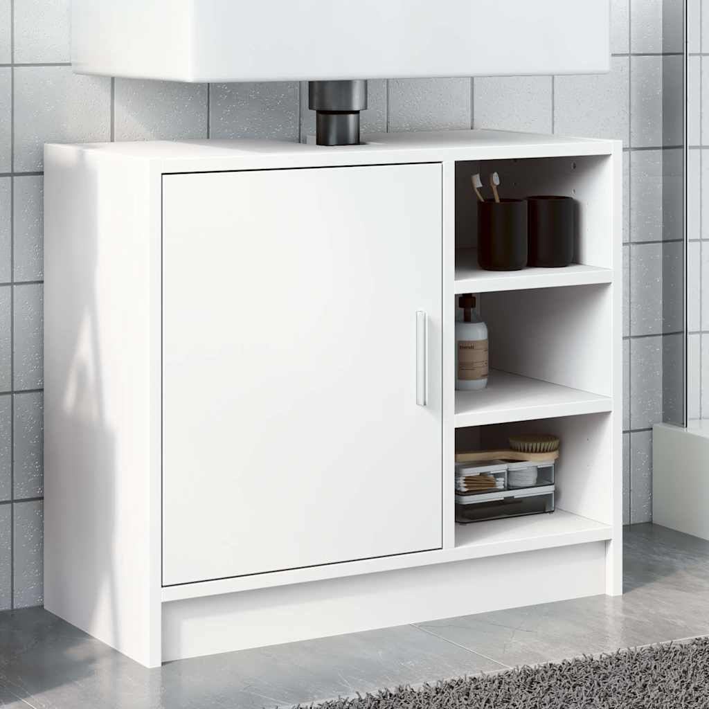 underskab til håndvask 63x29x55 cm konstrueret træ hvid