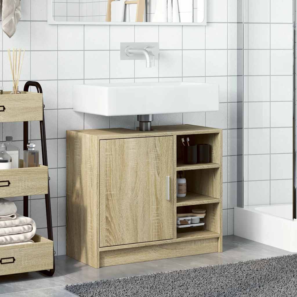 underskab 63x29x55 cm konstrueret træ sonoma-eg