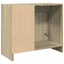 underskab 63x29x55 cm konstrueret træ sonoma-eg