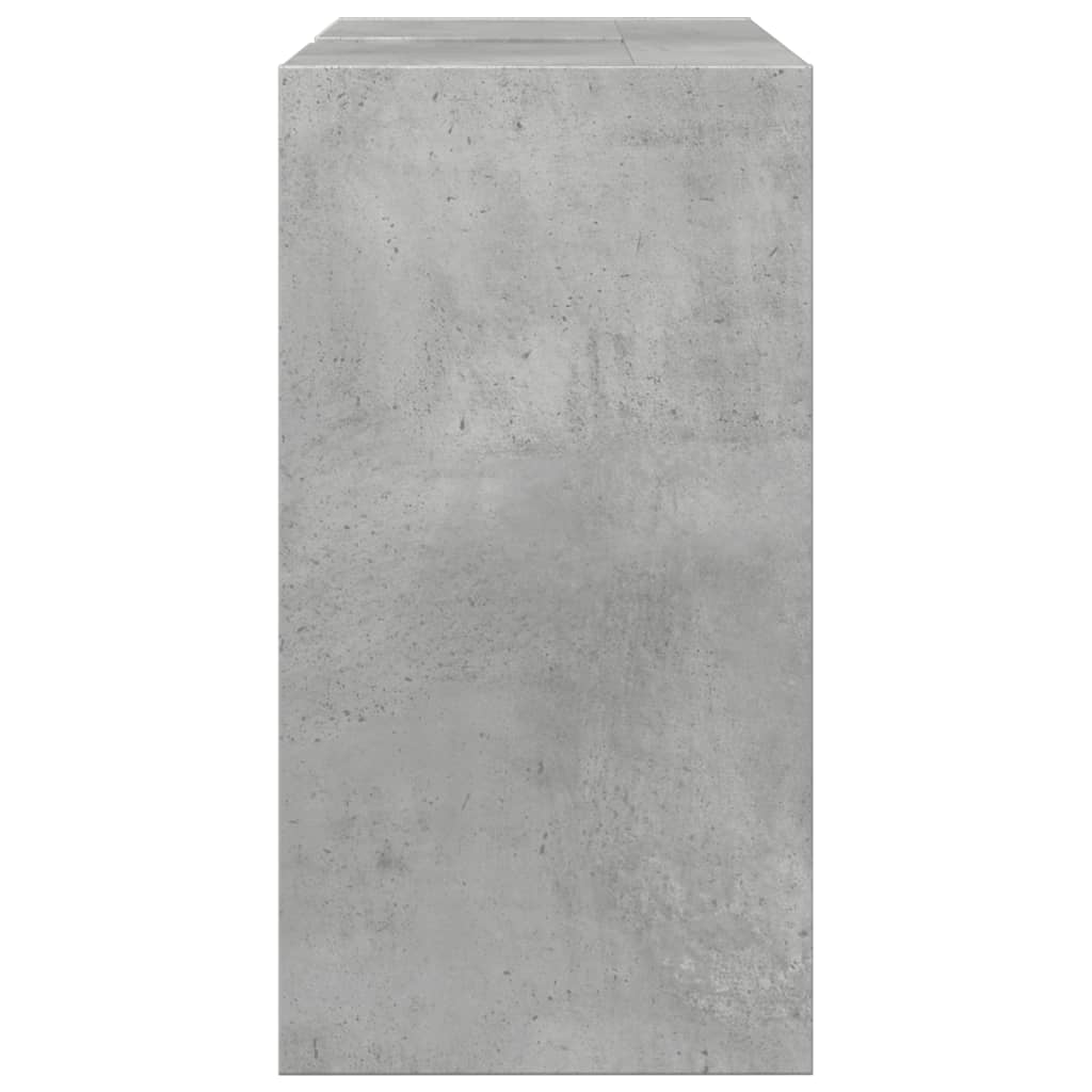 underskab til håndvask 63x29x55 cm konstrueret træ betongrå