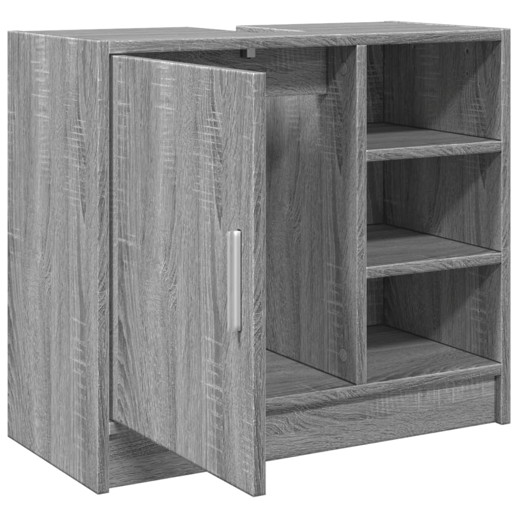 underskab 63x29x55 cm konstrueret træ grå sonoma-eg