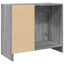 underskab 63x29x55 cm konstrueret træ grå sonoma-eg
