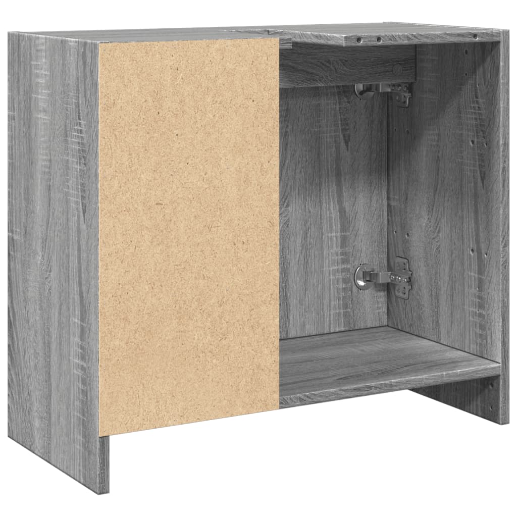 underskab 63x29x55 cm konstrueret træ grå sonoma-eg