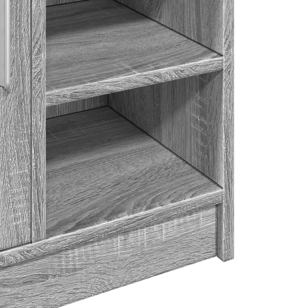 underskab 63x29x55 cm konstrueret træ grå sonoma-eg