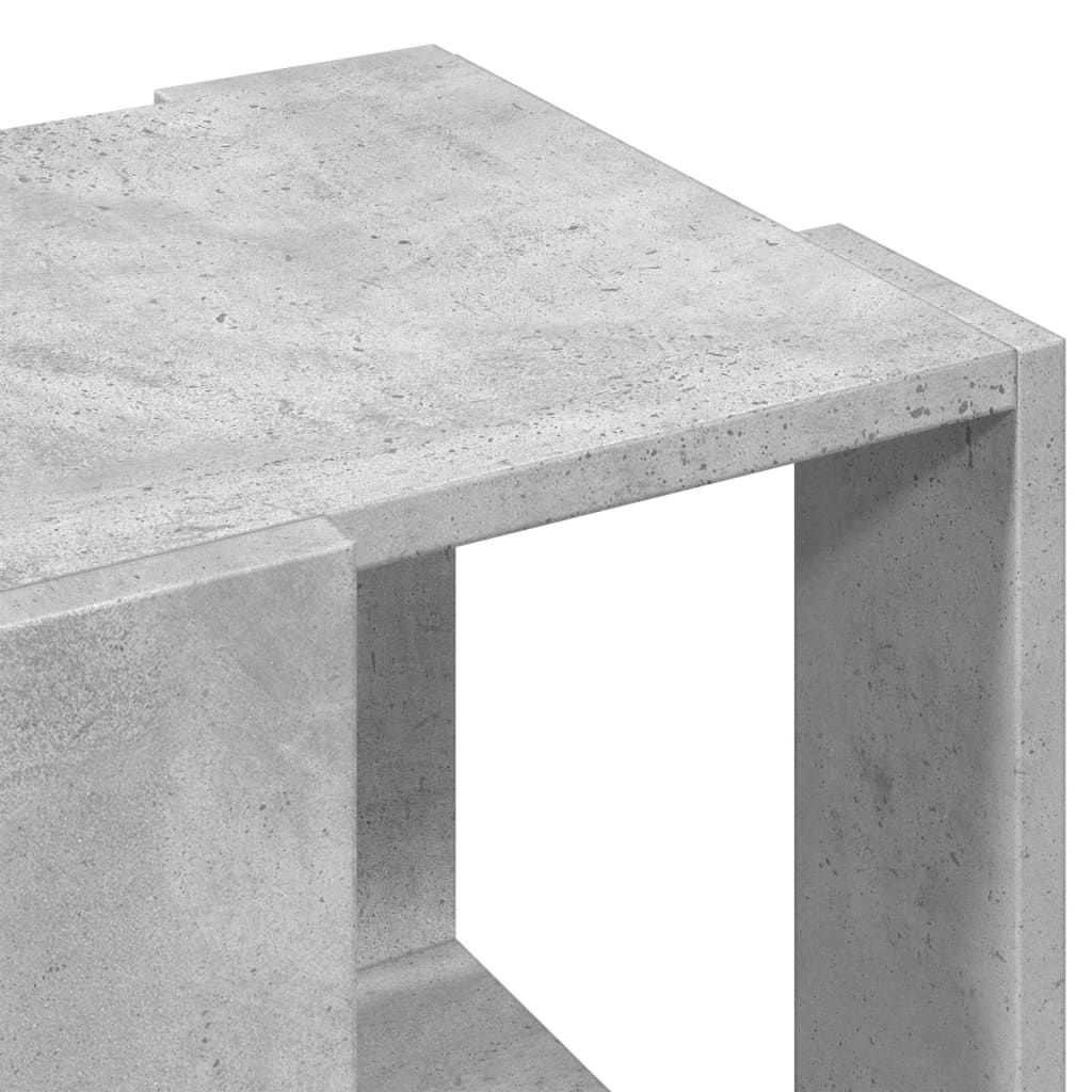 sofabord 32x32x30 cm konstrueret træ betongrå