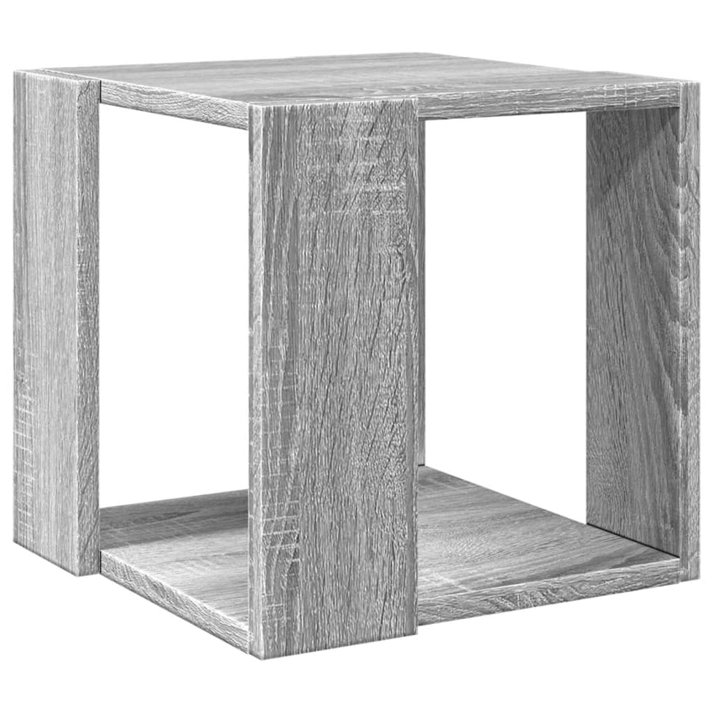sofabord 32x32x30 cm konstrueret træ grå sonoma-eg
