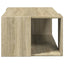 sofabord 89,5x48x30 cm konstrueret træ sonoma-eg