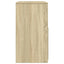 kosmetikbord med skammel 60x40x113,5 cm sonoma-eg