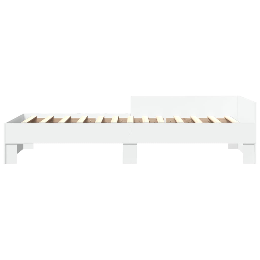 sengeramme 100x200 cm konstrueret træ hvid