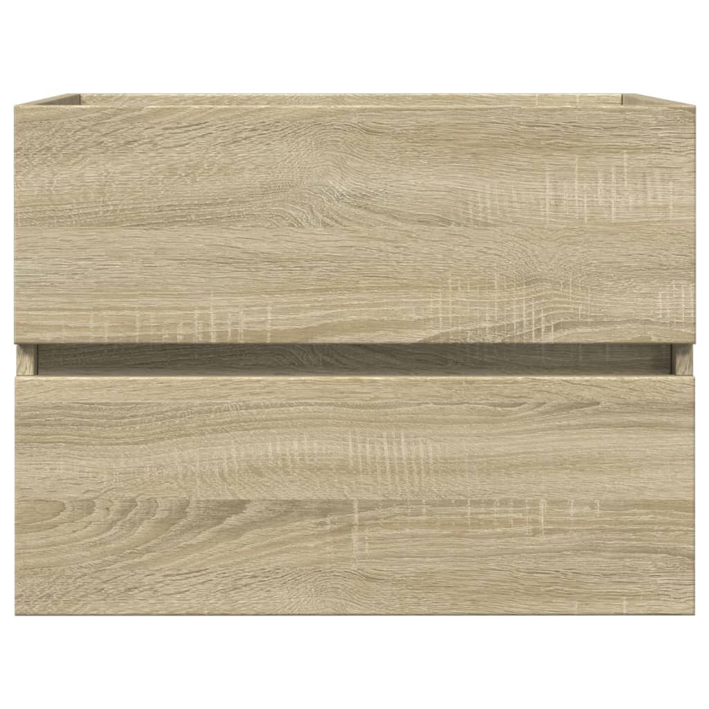 vaskeskab 60x38,5x45 cm konstrueret træ sonoma-eg