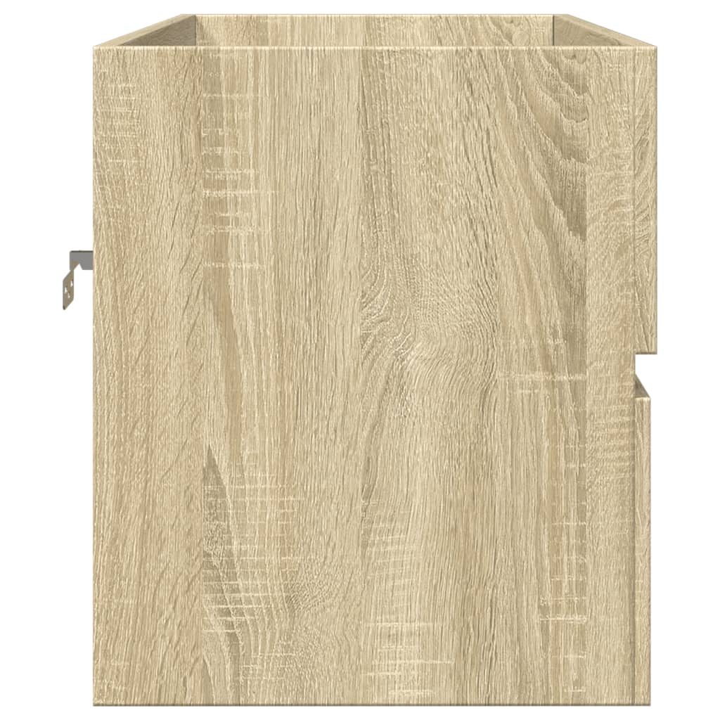 vaskeskab 80x38,5x45 cm konstrueret træ sonoma-eg