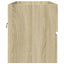 vaskeskab 90x38,5x45 cm konstrueret træ sonoma-eg