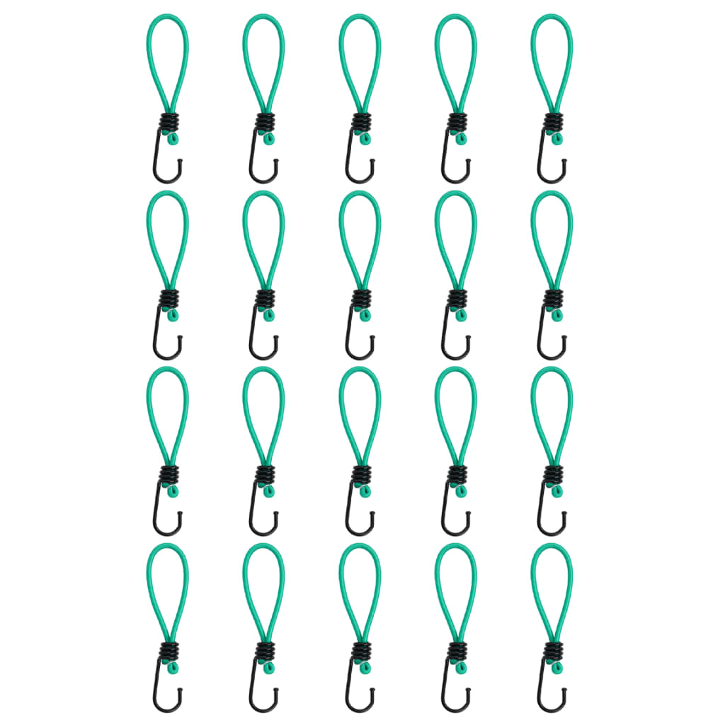 elastiksnore med kroge 20 stk. 15 cm