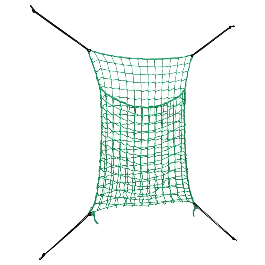 hønet 2 stk. 200x120 cm PP rektangulær grøn