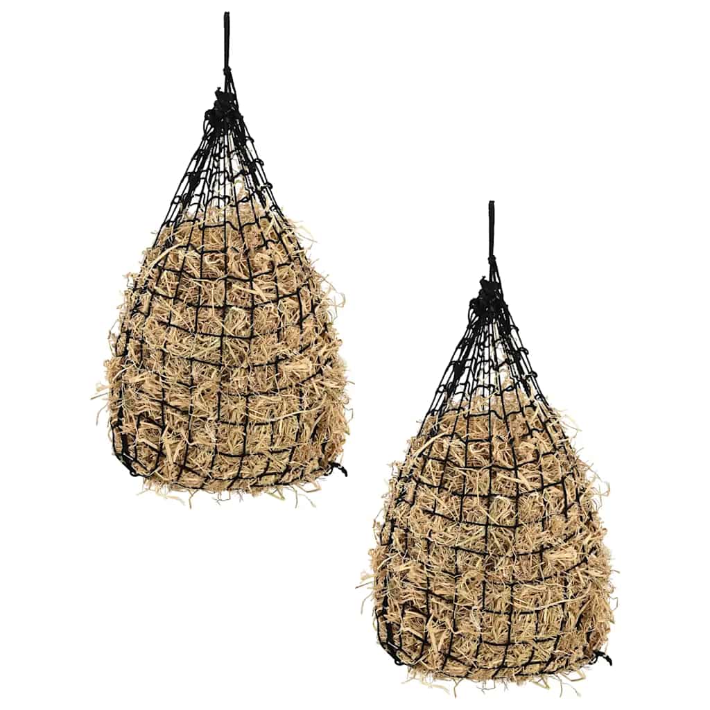 Hønet - 2 stk. rund model 75 × 75 cm, sort PP