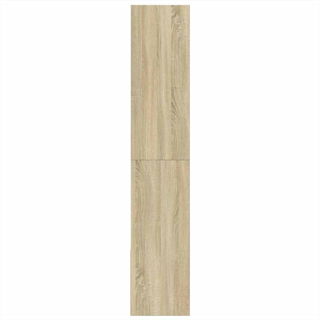 bogreol 100x36x189 cm konstrueret træ sonoma-eg