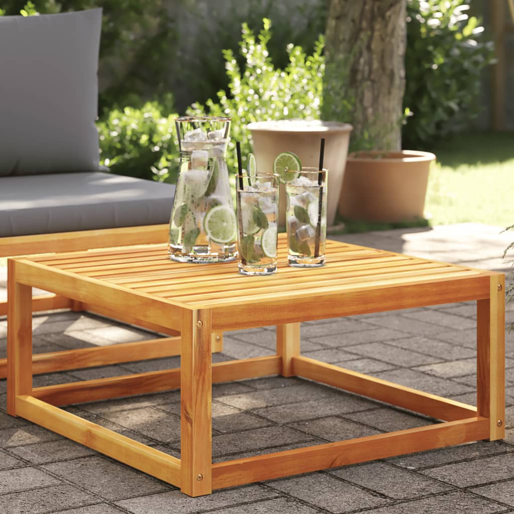 havebord 65x65x29 cm massivt akacietræ billede