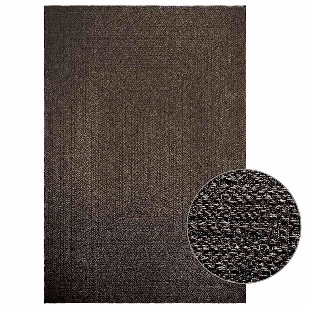 gulvtæppe ZIZUR 200x290cm jute-look indendørs udendørs billede