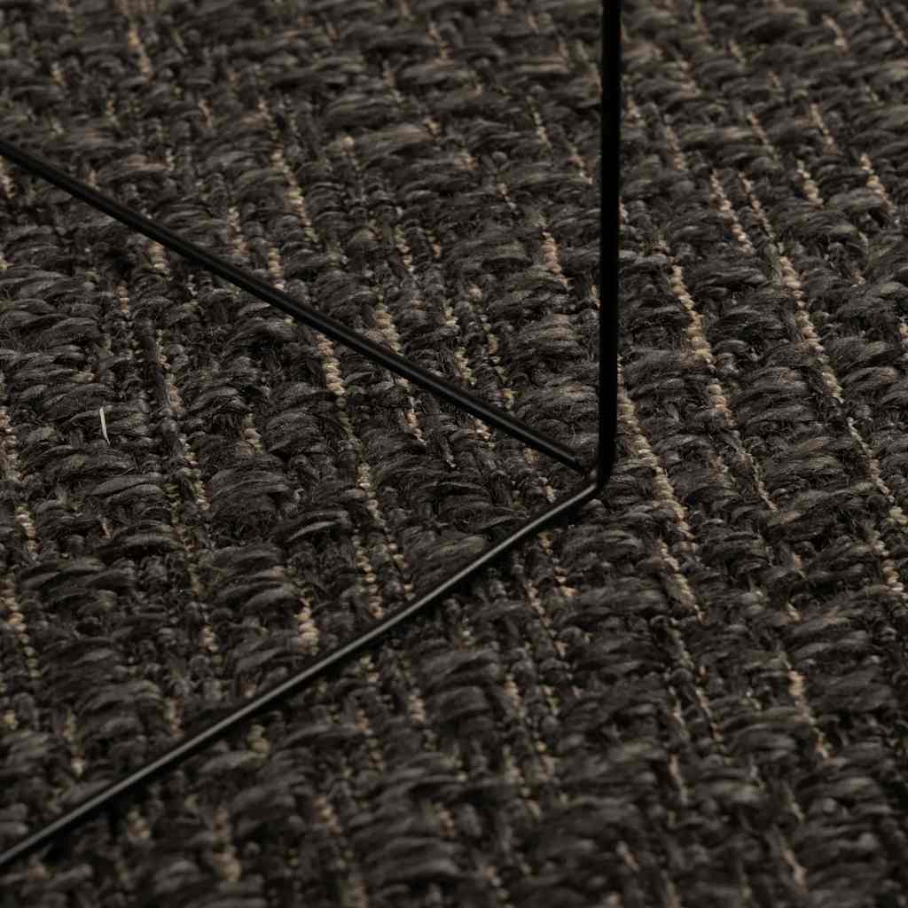 gulvtæppe ZIZUR 80x250 cm jute-look indendørs udendørs