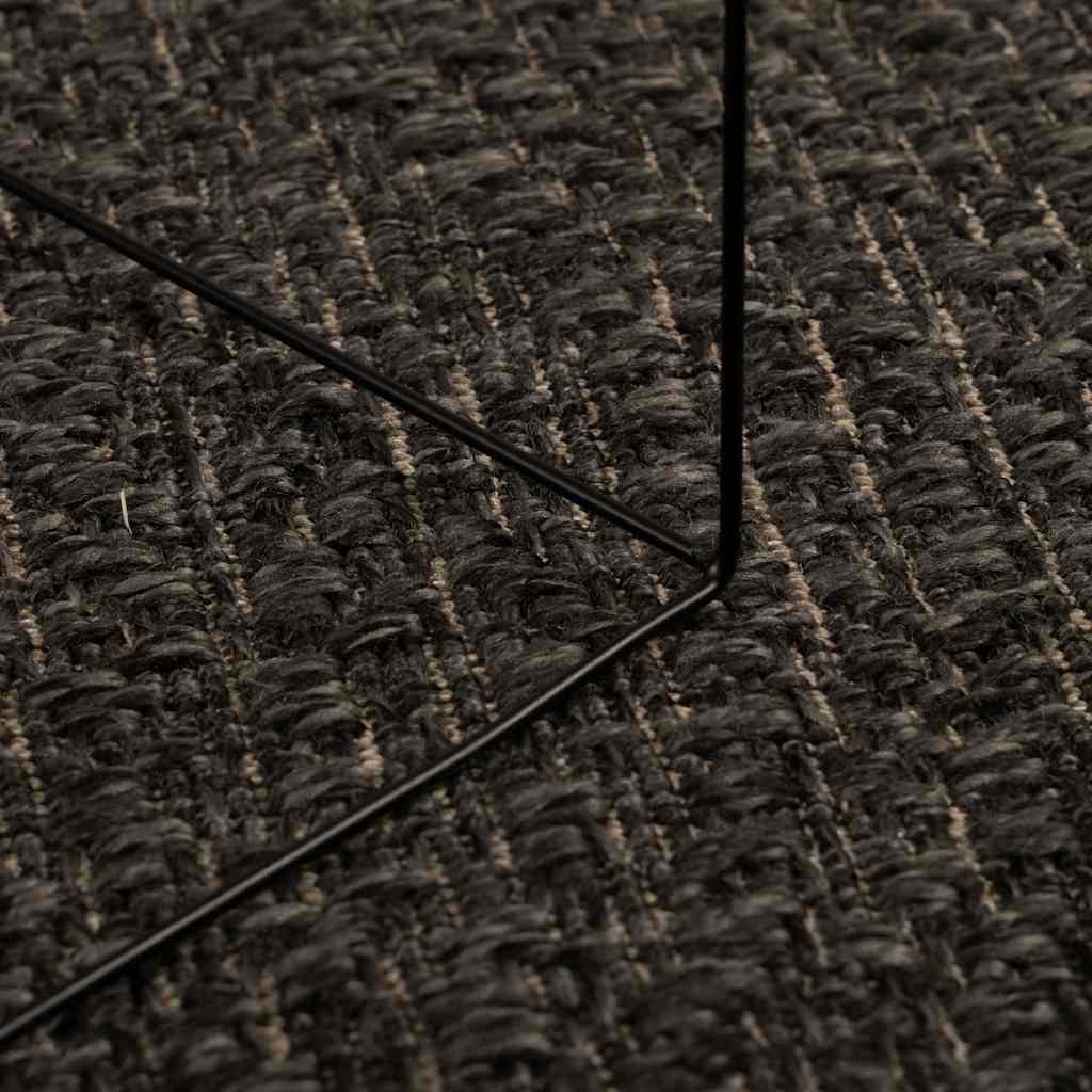 gulvtæppe ZIZUR 140x200cm jute-look indendørs udendørs