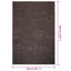 gulvtæppe ZIZUR 140x200cm jute-look indendørs udendørs