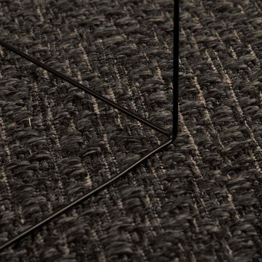 gulvtæppe ZIZUR 160x230cm jute-look indendørs udendørs