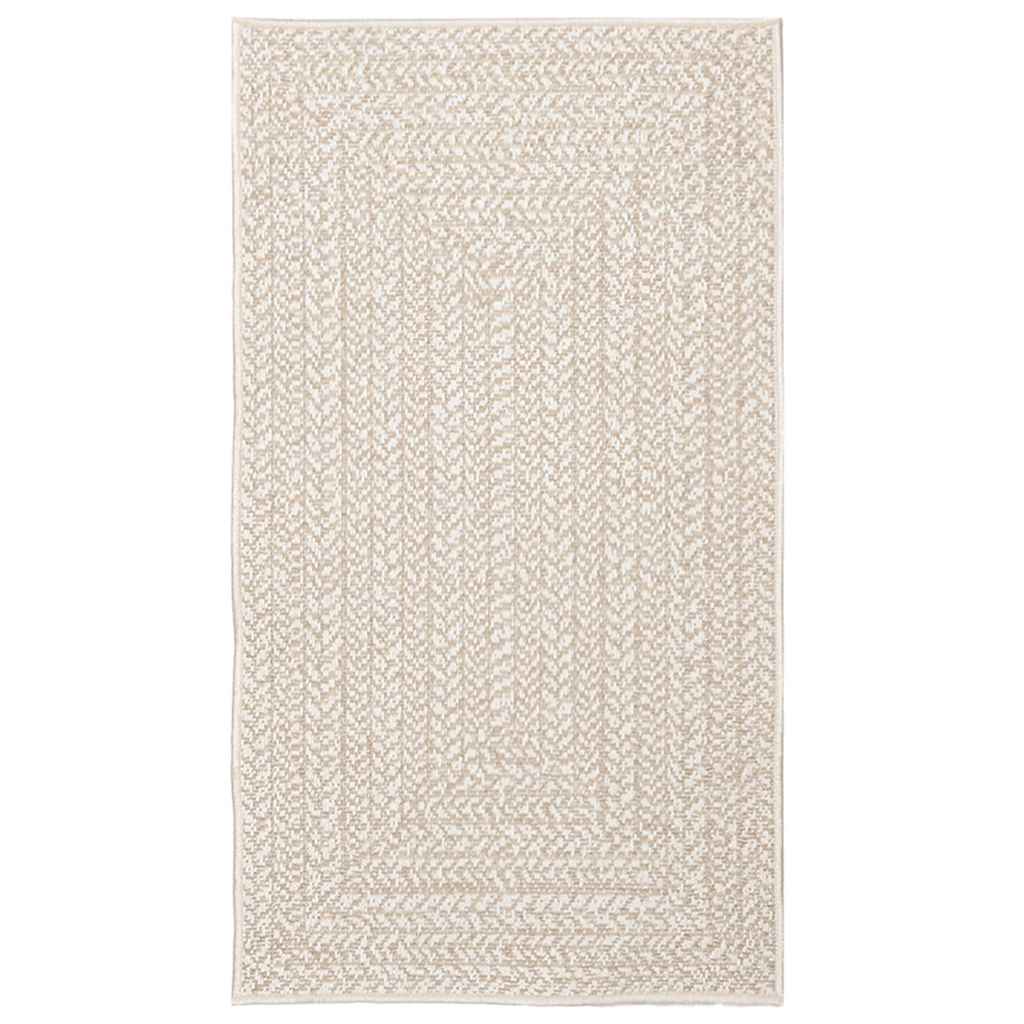 gulvtæppe ZIZUR 60x110 cm jute-look indendørs og udendørs