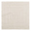 gulvtæppe ZIZUR 120x120 cm jute-look indendørs og udendørs