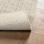 gulvtæppe ZIZUR 200x200 cm jute-look indendørs og udendørs