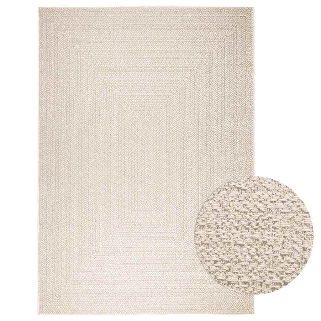 gulvtæppe ZIZUR 200x290 cm jute-look indendørs og udendørs billede