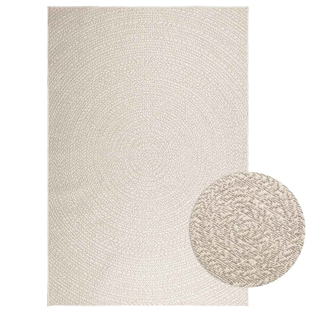 gulvtæppe ZIZUR 160x230 cm jute-look indendørs og udendørs billede