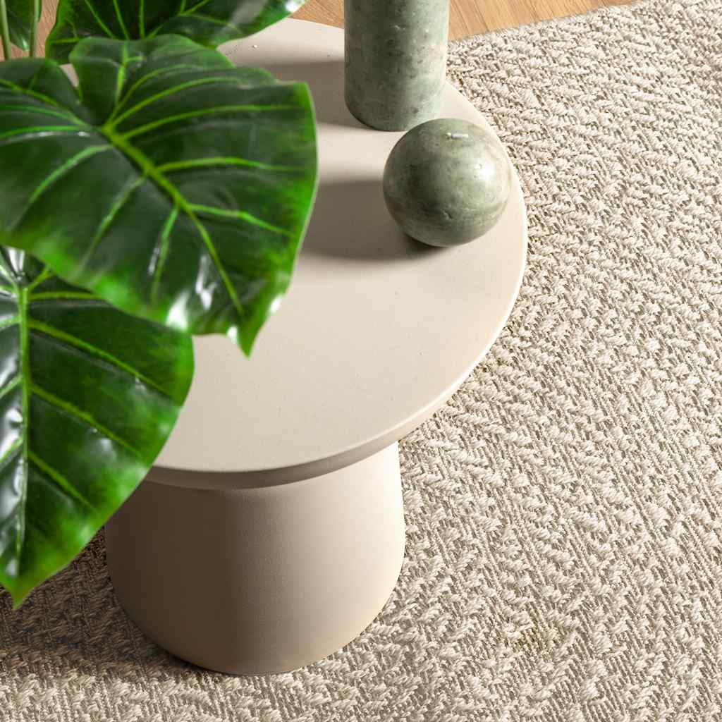 gulvtæppe ZIZUR 200x290 cm jute-look indendørs og udendørs