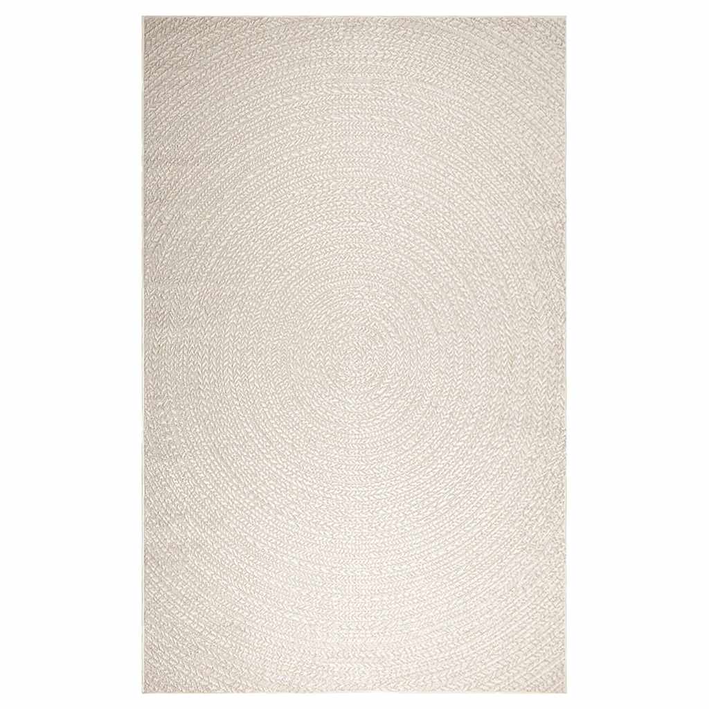 gulvtæppe ZIZUR 200x290 cm jute-look indendørs og udendørs