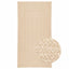 gulvtæppe ZIZUR beige 60x110 cm jute-look indendørs og udendørs