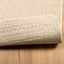 gulvtæppe ZIZUR beige 60x110 cm jute-look indendørs og udendørs