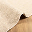 gulvtæppe ZIZUR beige 60x110 cm jute-look indendørs og udendørs