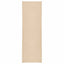 gulvtæppe ZIZUR beige 80x250 cm jute-look indendørs og udendørs