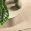 gulvtæppe ZIZUR beige 120x120cm jute-look indendørs og udendørs