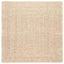 gulvtæppe ZIZUR beige 120x120cm jute-look indendørs og udendørs