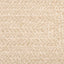 gulvtæppe ZIZUR beige 120x120cm jute-look indendørs og udendørs