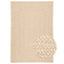 gulvtæppe ZIZUR beige 140x200cm jute-look indendørs og udendørs