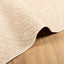 gulvtæppe ZIZUR beige 60x110 cm jute-look indendørs og udendørs