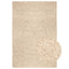 gulvtæppe ZIZUR beige 120x170cm jute-look indendørs og udendørs