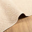 gulvtæppe ZIZUR beige 120x170cm jute-look indendørs og udendørs