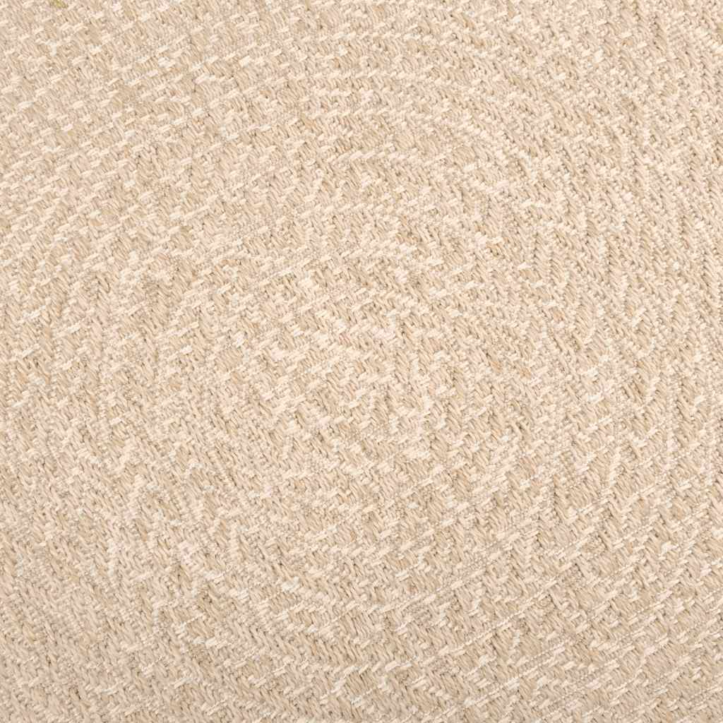 gulvtæppe ZIZUR beige 140x200cm jute-look indendørs og udendørs